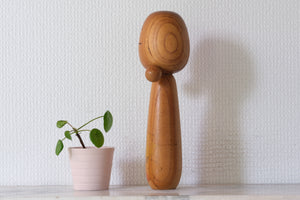 Vintage Creative Kokeshi by Isamu Yamakawa | Ginko Leaves | 25 cm
