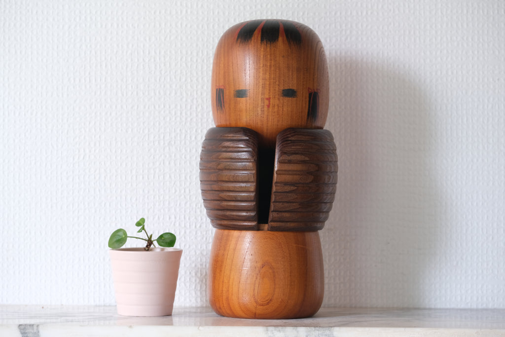 Exclusive Vintage Creative Kokeshi By Aida Seiho (1926-1998) | 26 cm