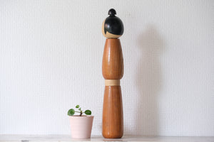 Exclusive Large Vintage Creative Kokeshi By Issetsu Kuribayashi (1924-2011) | 35 cm