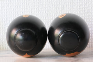 Pair of Vintage Sosaku Kokeshi by Yuji Kawase 川瀬祐志作 (1938-) | 10 cm