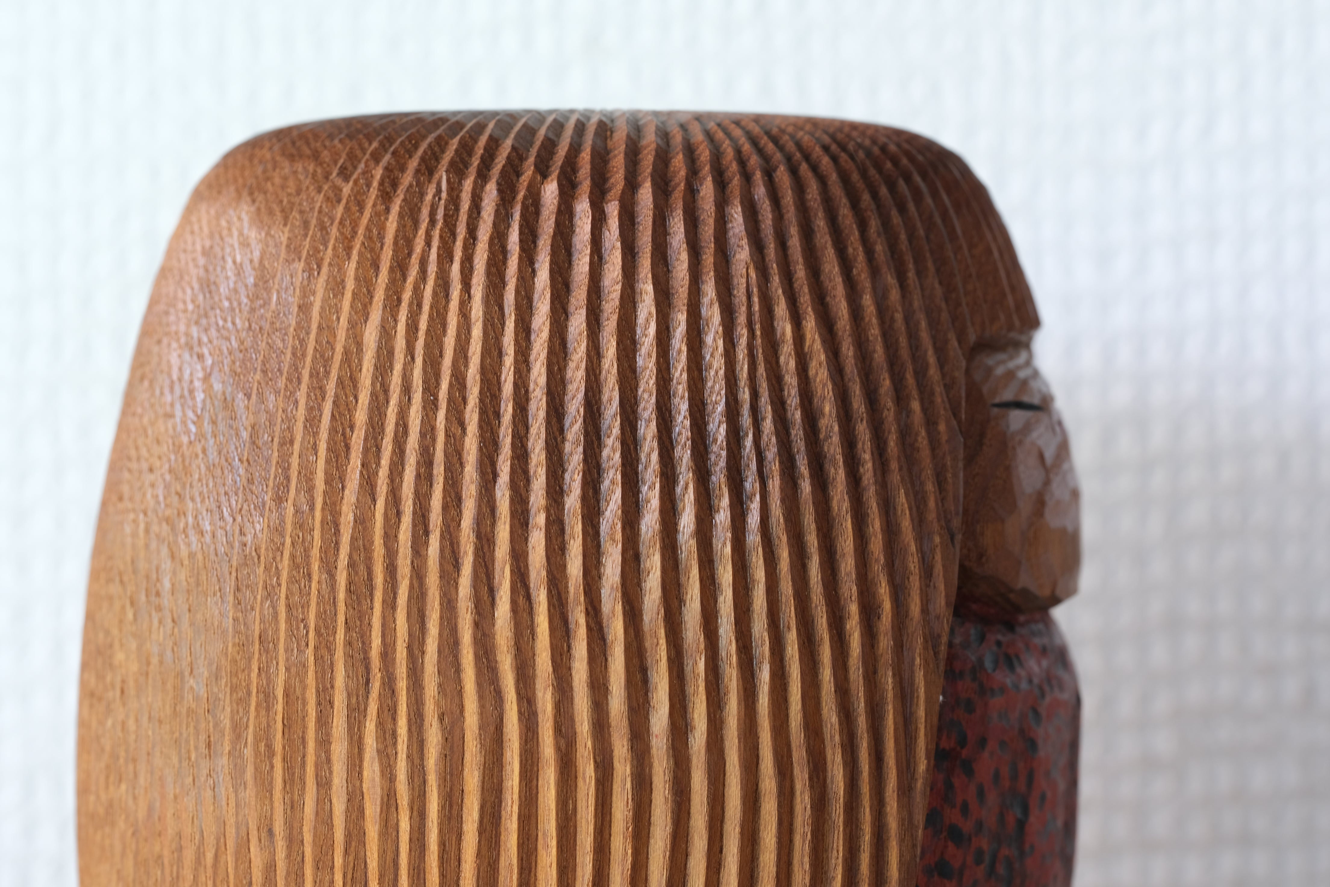 Exclusive Vintage Creative Kokeshi by Issetsu Kuribayashi 栗林一雪 (1924-2011) | Titled: 童子 - Warashi - Child | With Original Box | 13 cm