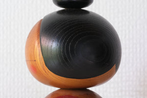 Exclusive Vintage Creative Kokeshi by Chiyomatsu Kano 狩野千代松 (1935-) | Titled: 華美 - Gorgeousness | 18 cm
