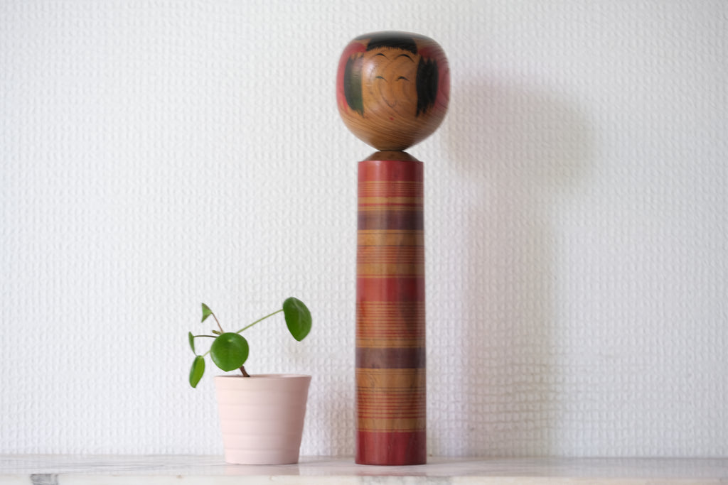 Rare Vintage Narugo Kokeshi by Hideo Ishihara (1925-1999) | 29 cm