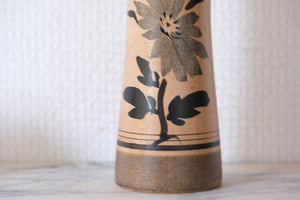 Vintage Traditional Ginzan Kokeshi | Monochrome | 29,5 cm