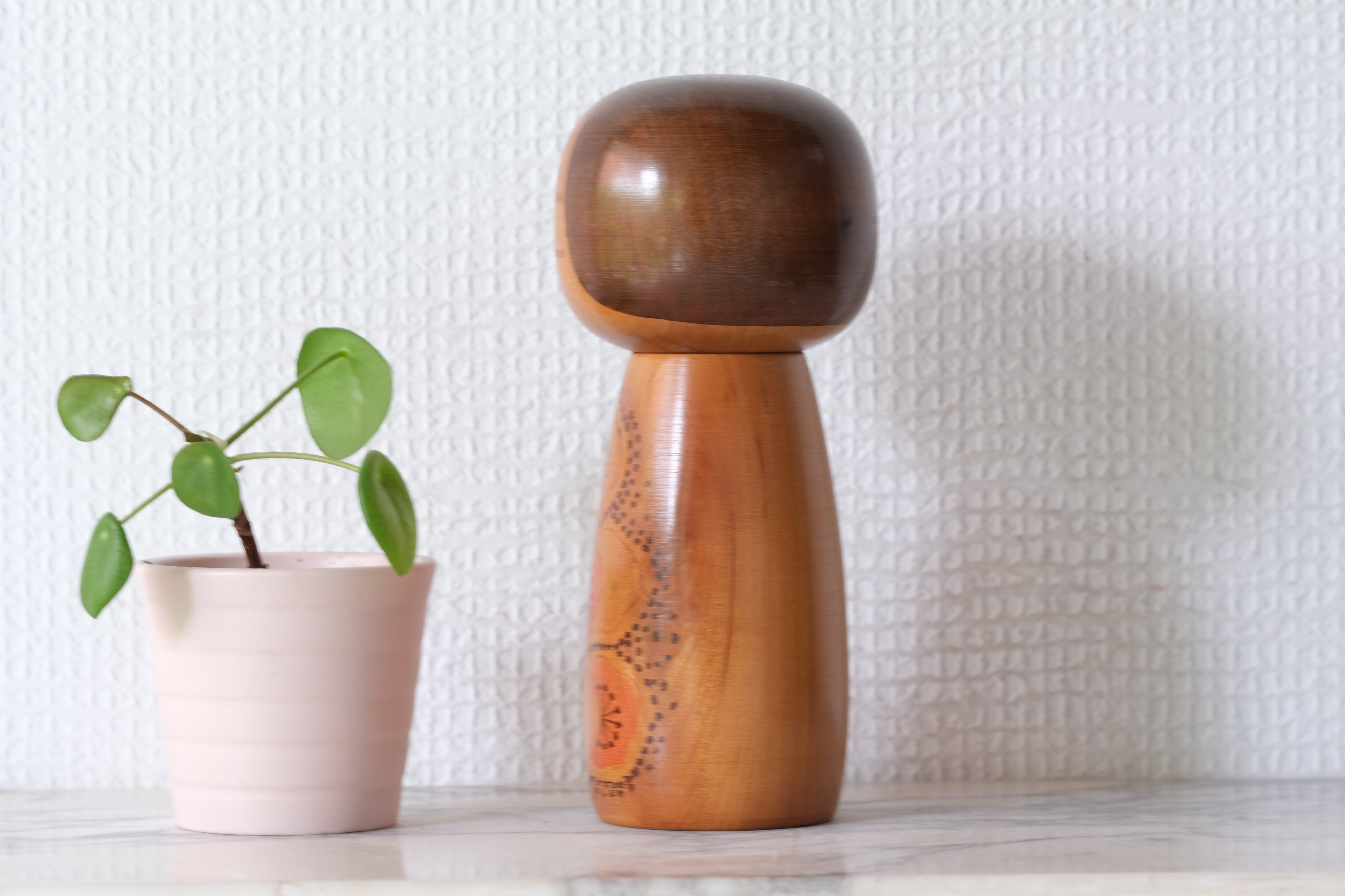 Rare Vintage Creative Kokeshi by Takeda Masashi 武田 まさし (1930-) | 16,5 cm