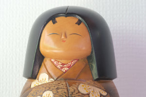 Exclusive Vintage Sosaku Kokeshi by Aoki Ryoka 青木蓼華 (1931-) | 20 cm