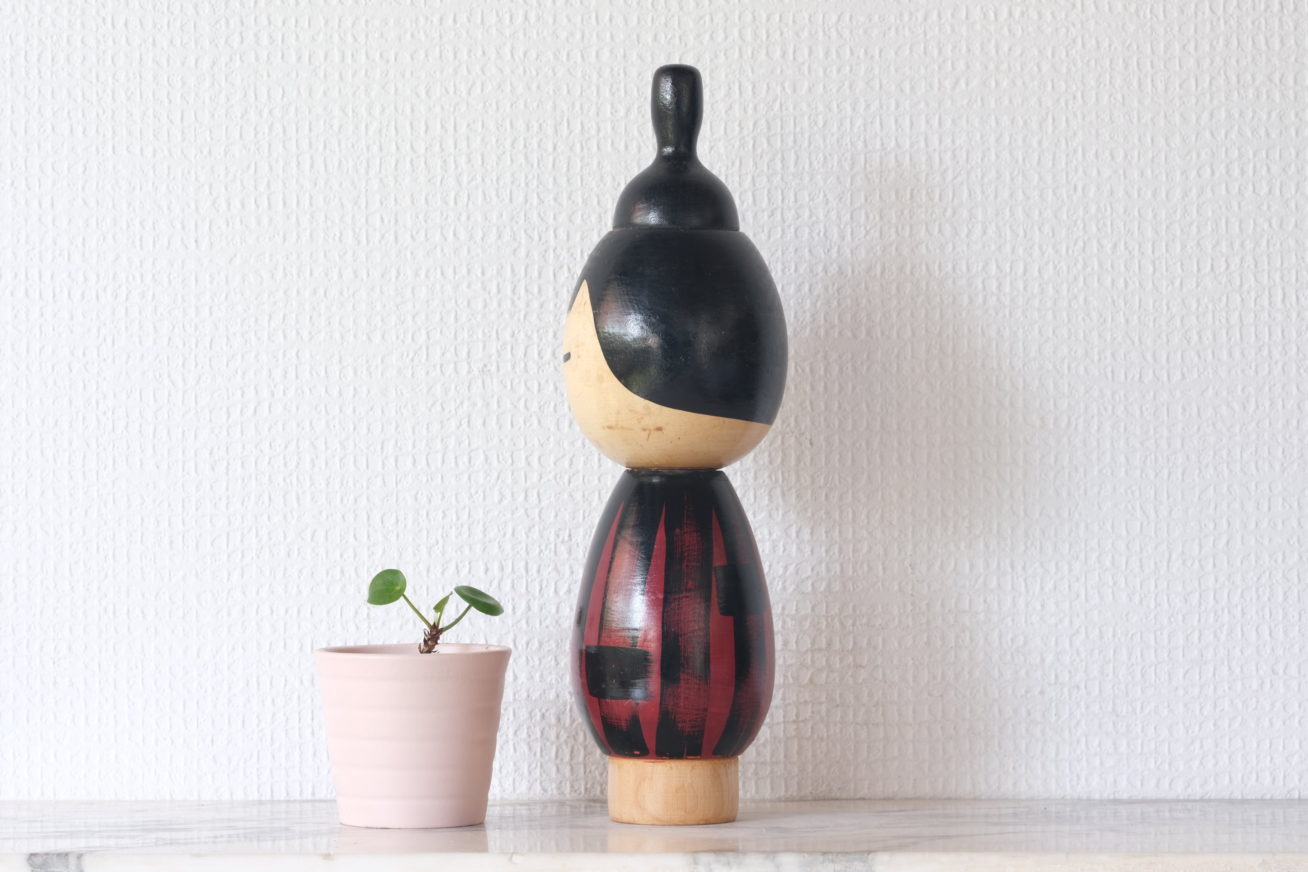 Rare Vintage Sosaku Kokeshi by Hideo Ishihara (1925-1999) | Titled: 'Donko' | 26 cm