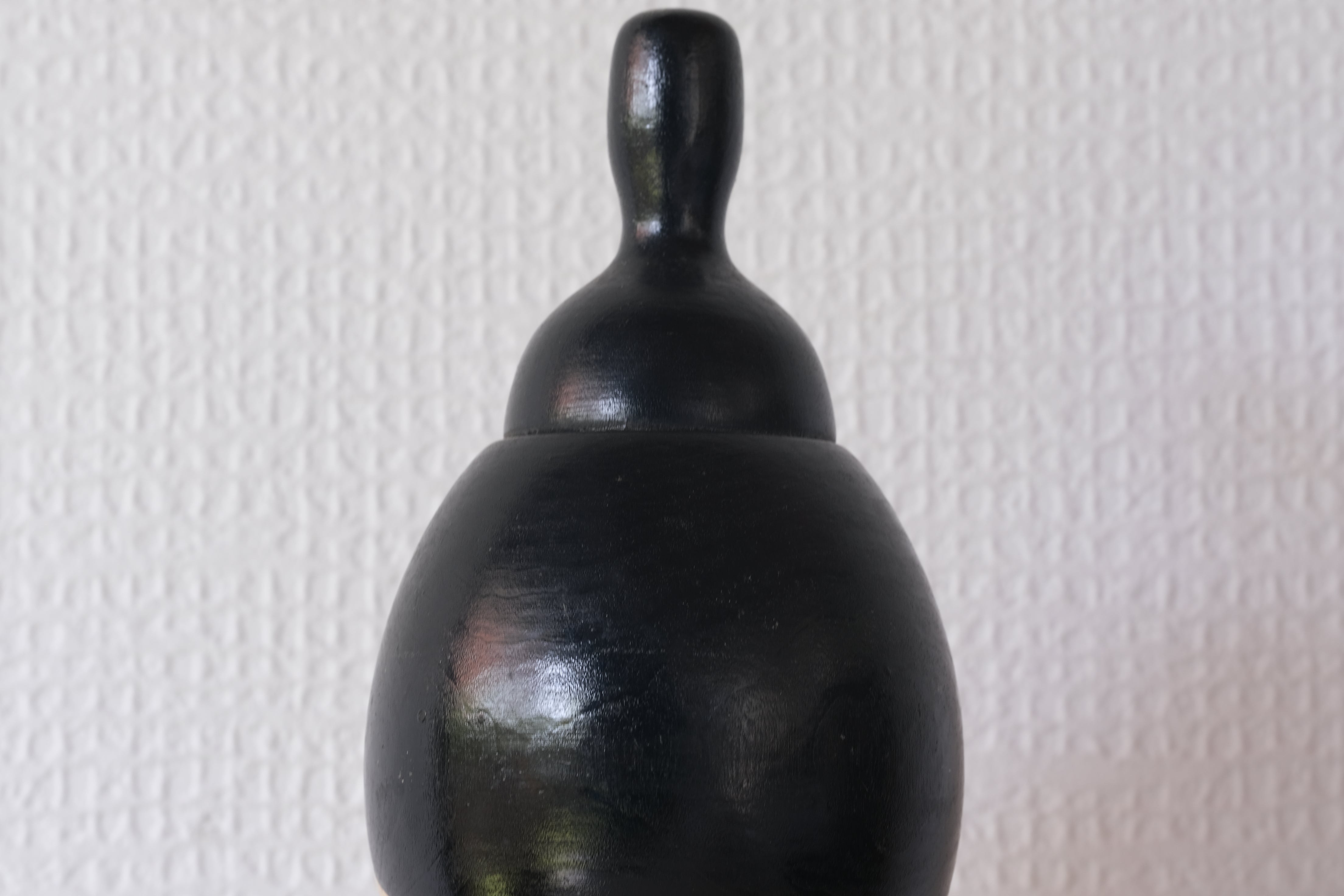 Rare Vintage Sosaku Kokeshi by Hideo Ishihara (1925-1999) | Titled: 'Donko' | 26 cm