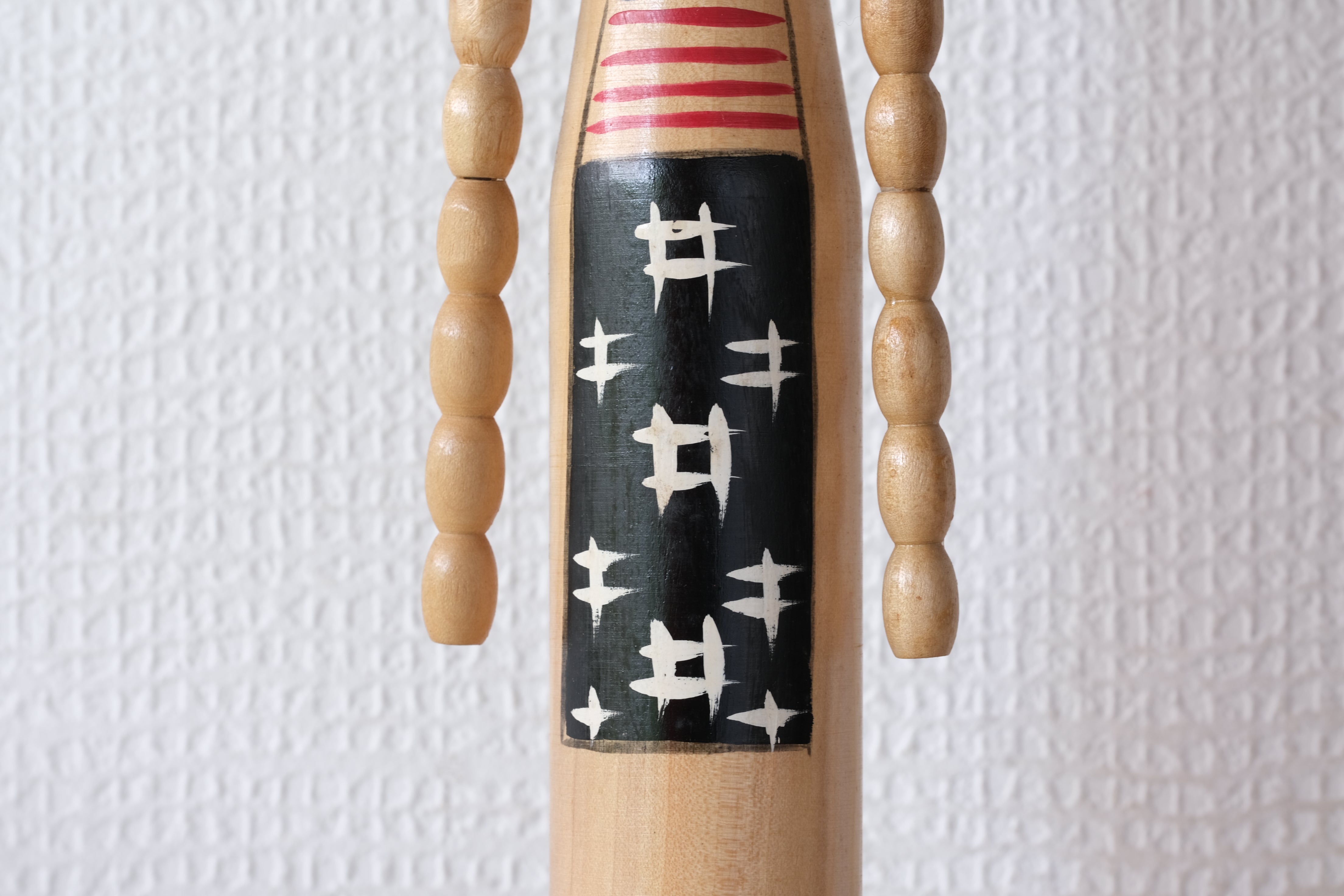 Vintage Creative Kokeshi with Pigtails by Eiko Shibata (1924 - ) | 28,5 cm