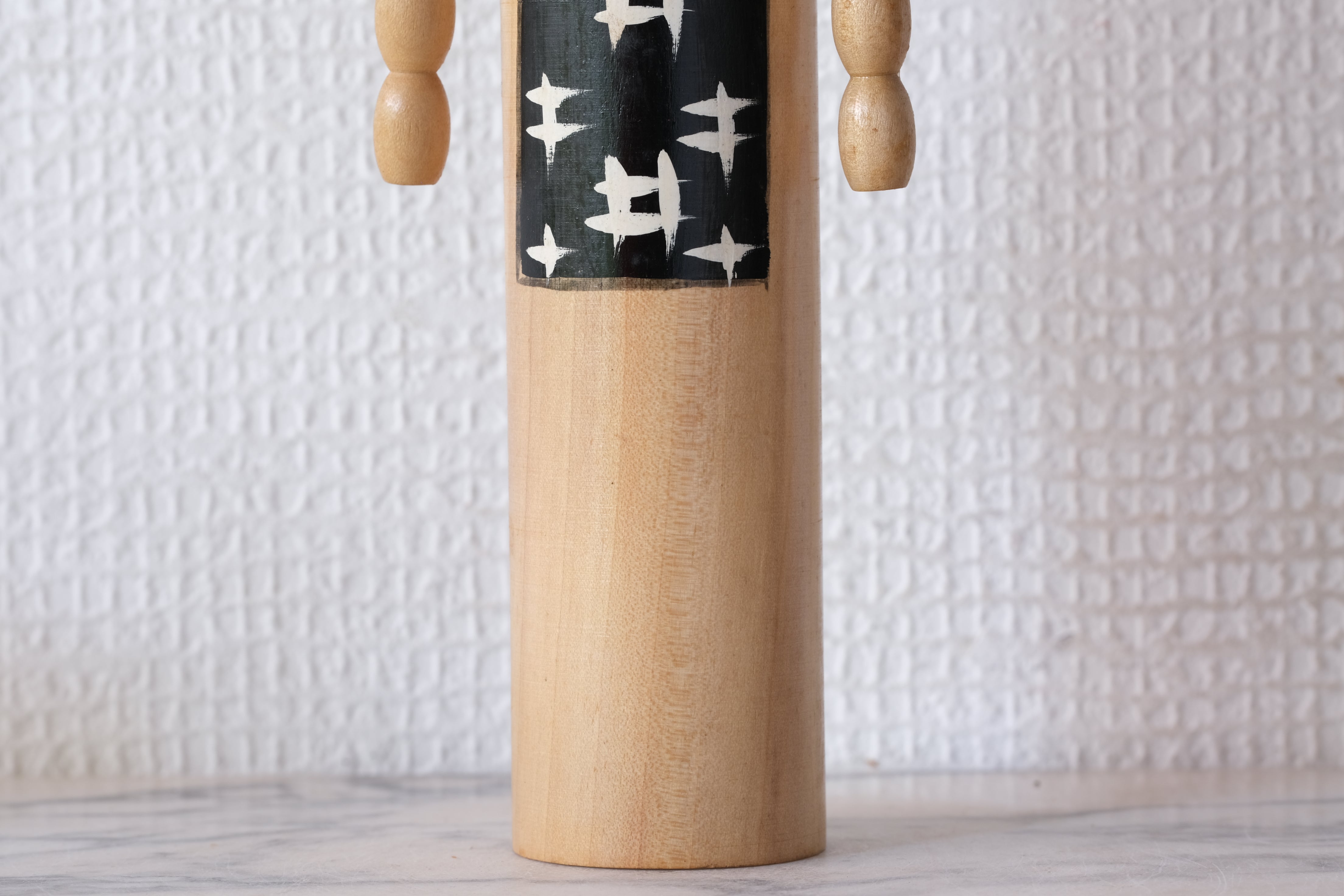 Vintage Creative Kokeshi with Pigtails by Eiko Shibata (1924 - ) | 28,5 cm