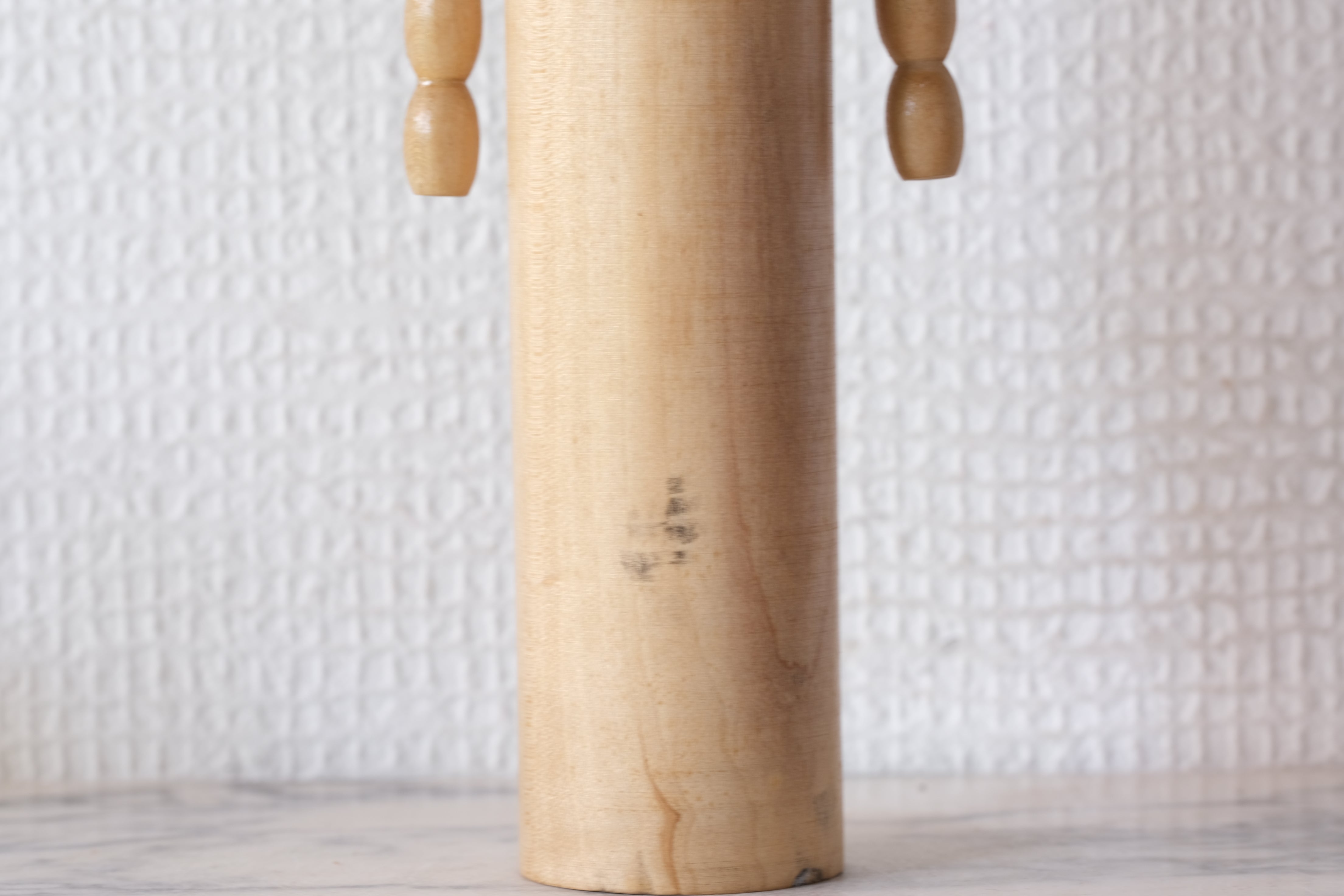 Vintage Creative Kokeshi with Pigtails by Eiko Shibata (1924 - ) | 28,5 cm