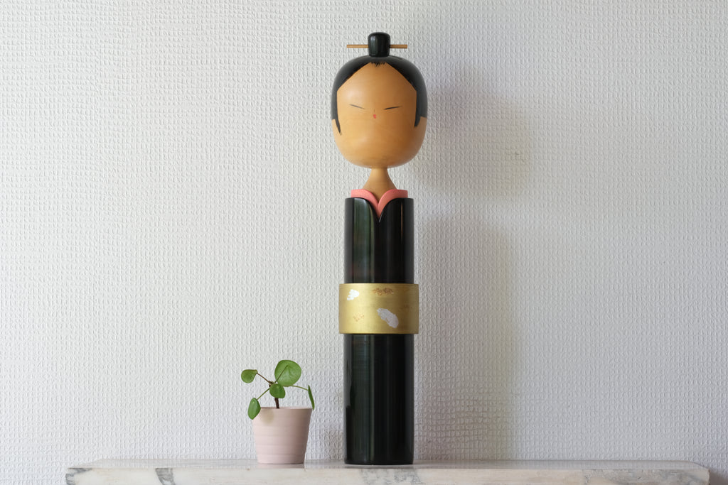Exclusive Vintage Creative Kokeshi by Takahashi Hashime (1918-2002) | 46 cm