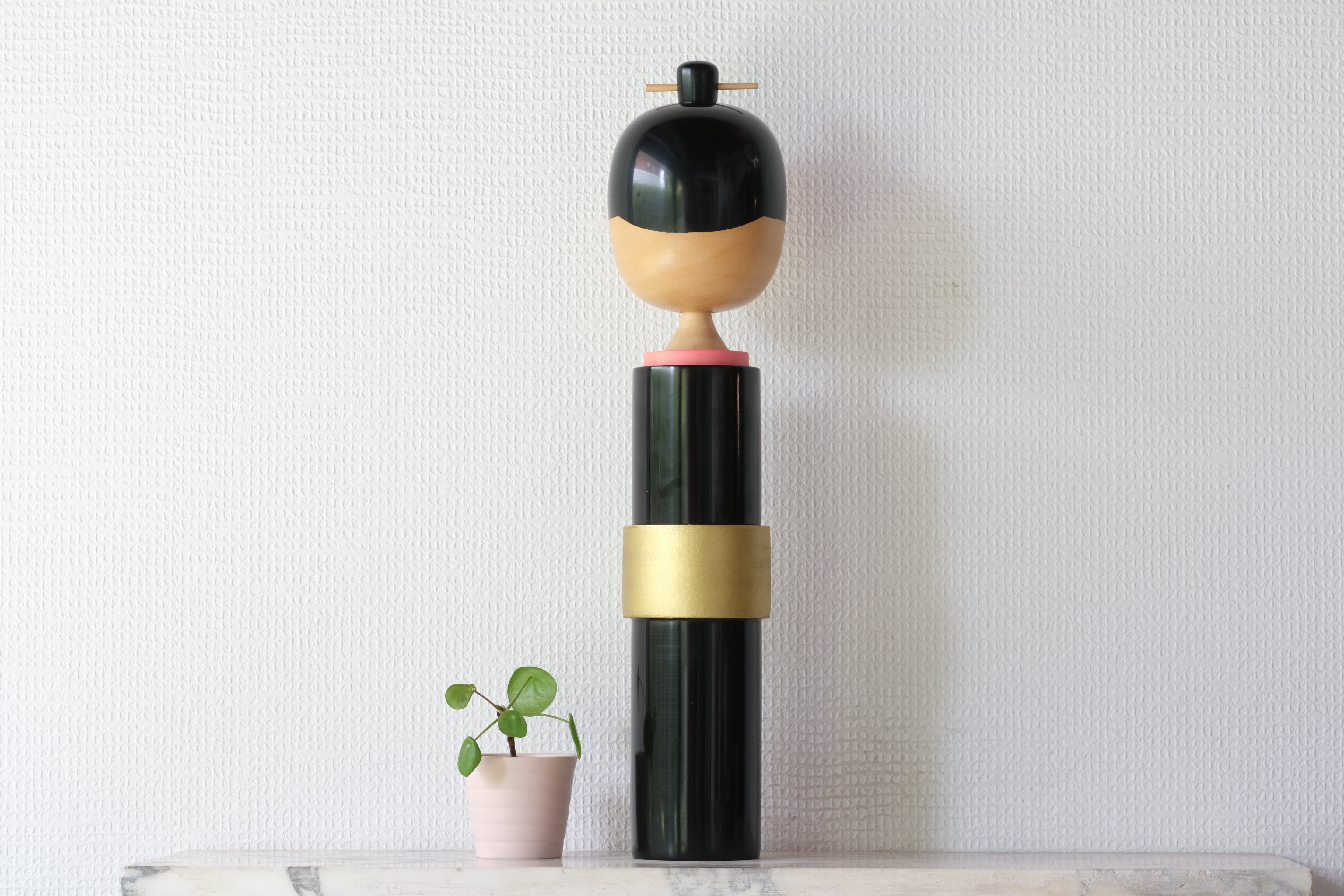 Exclusive Vintage Creative Kokeshi by Takahashi Hashime (1918-2002) | 46 cm