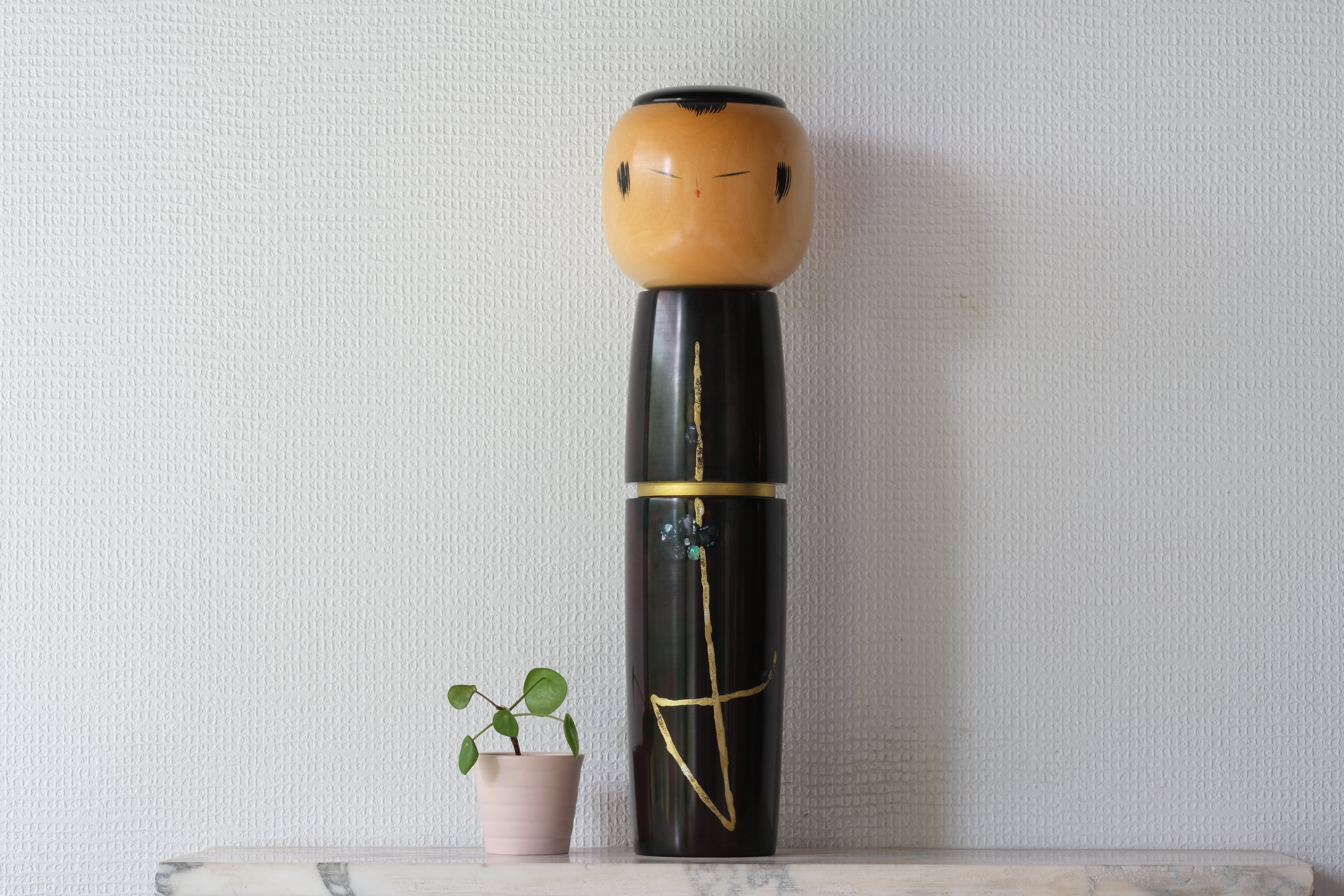 Rare Vintage Creative Kokeshi by Takahashi Hashime (1918-2002) | 45,5 cm