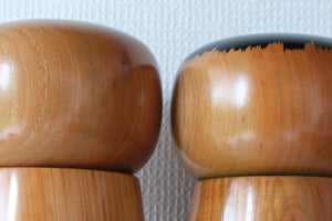 Chunky Pair of Vintage Creative Kokeshi by Takahashi Hashime (1918 - 2002) | 29,5 cm