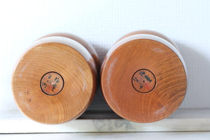 Chunky Pair of Vintage Creative Kokeshi by Takahashi Hashime (1918 - 2002) | 29,5 cm