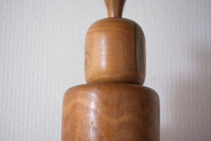 Exclusive Vintage Creative Kokeshi By Aida Seiho (1926-1998) | Titled: 'Bunko - Elegance' | 42 cm