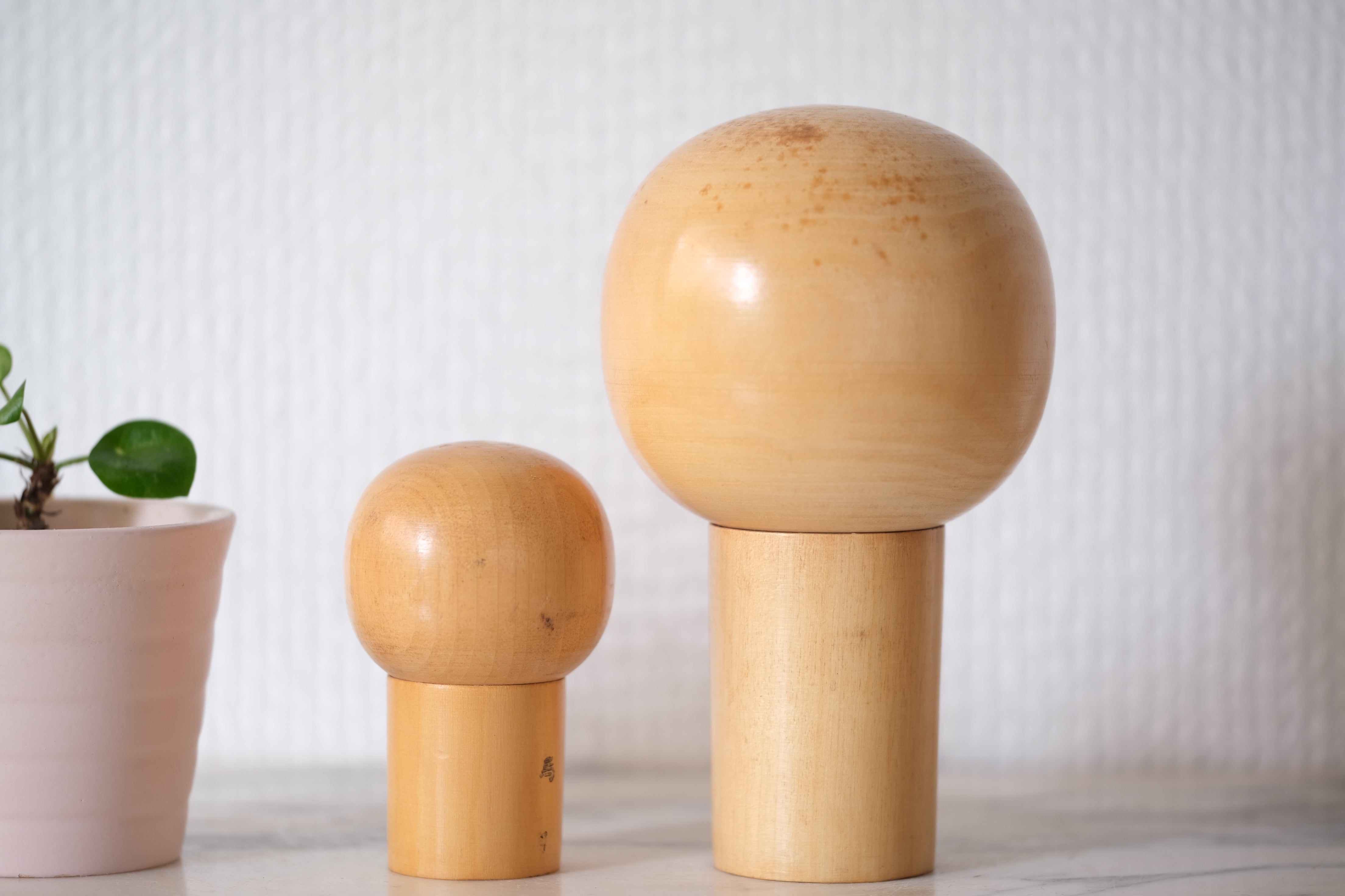 Mother and Child Vintage Sosaku Kokeshi | 7 cm and 12,5 cm