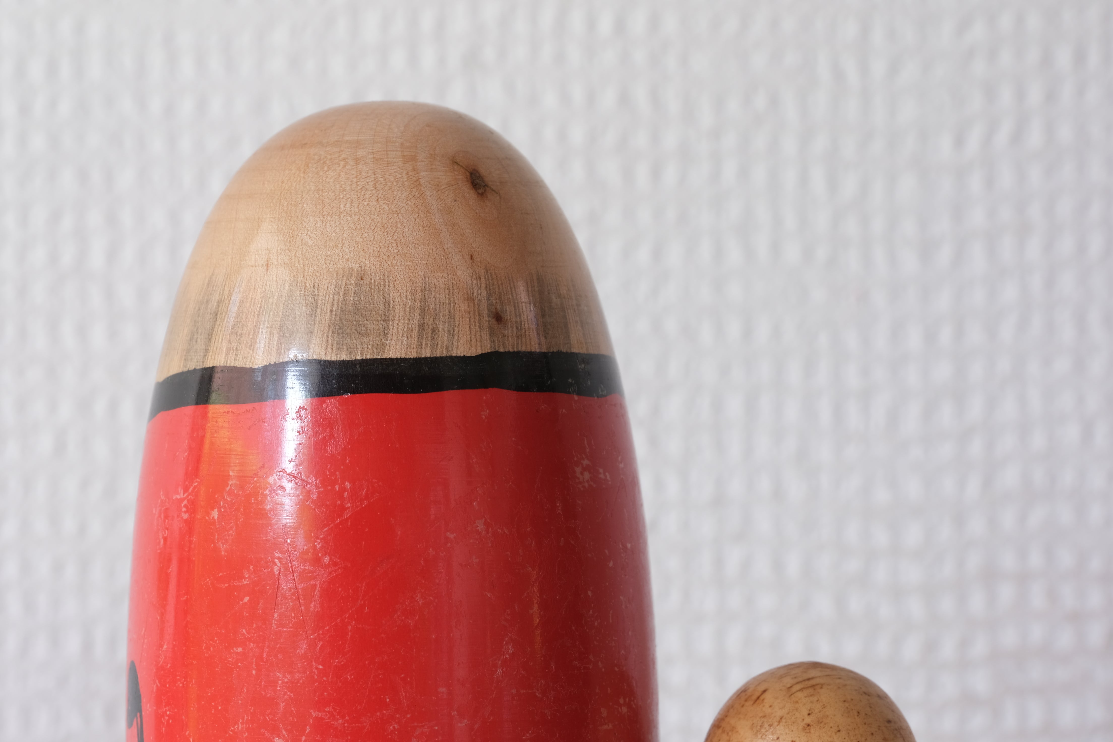A Pair of Rare Vintage Daruma by Shozan Shido (1932-1995) | 6,5 cm and 13,5 cm