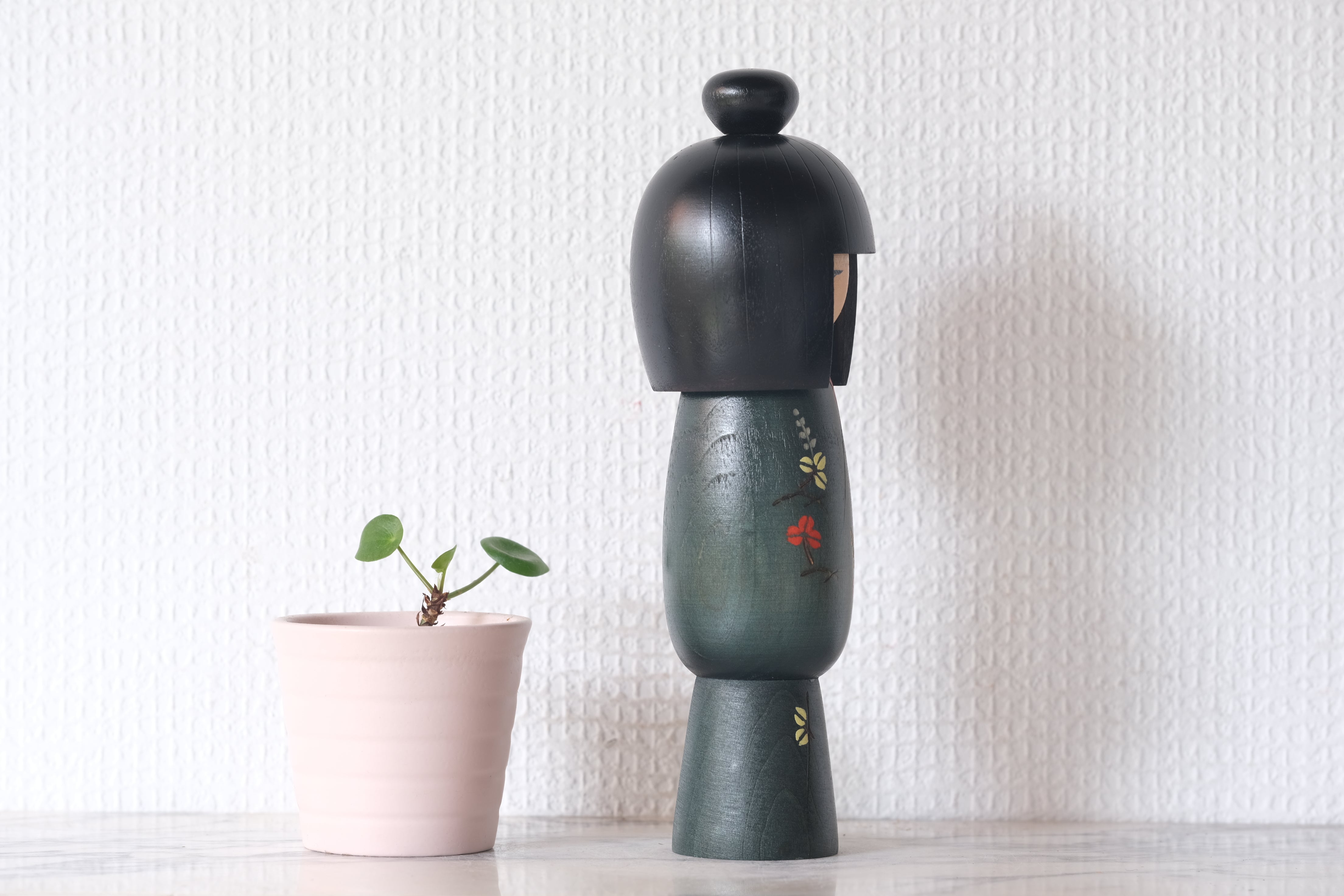 Vintage Gumma Kokeshi by Sadao Kishi 岸貞夫 (1932-1998) | 20 cm