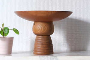 Exclusive Vintage Creative Kokeshi by Issetsu Kuribayashi  栗林 一雪 (1924-2011) | Basket | 15 cm