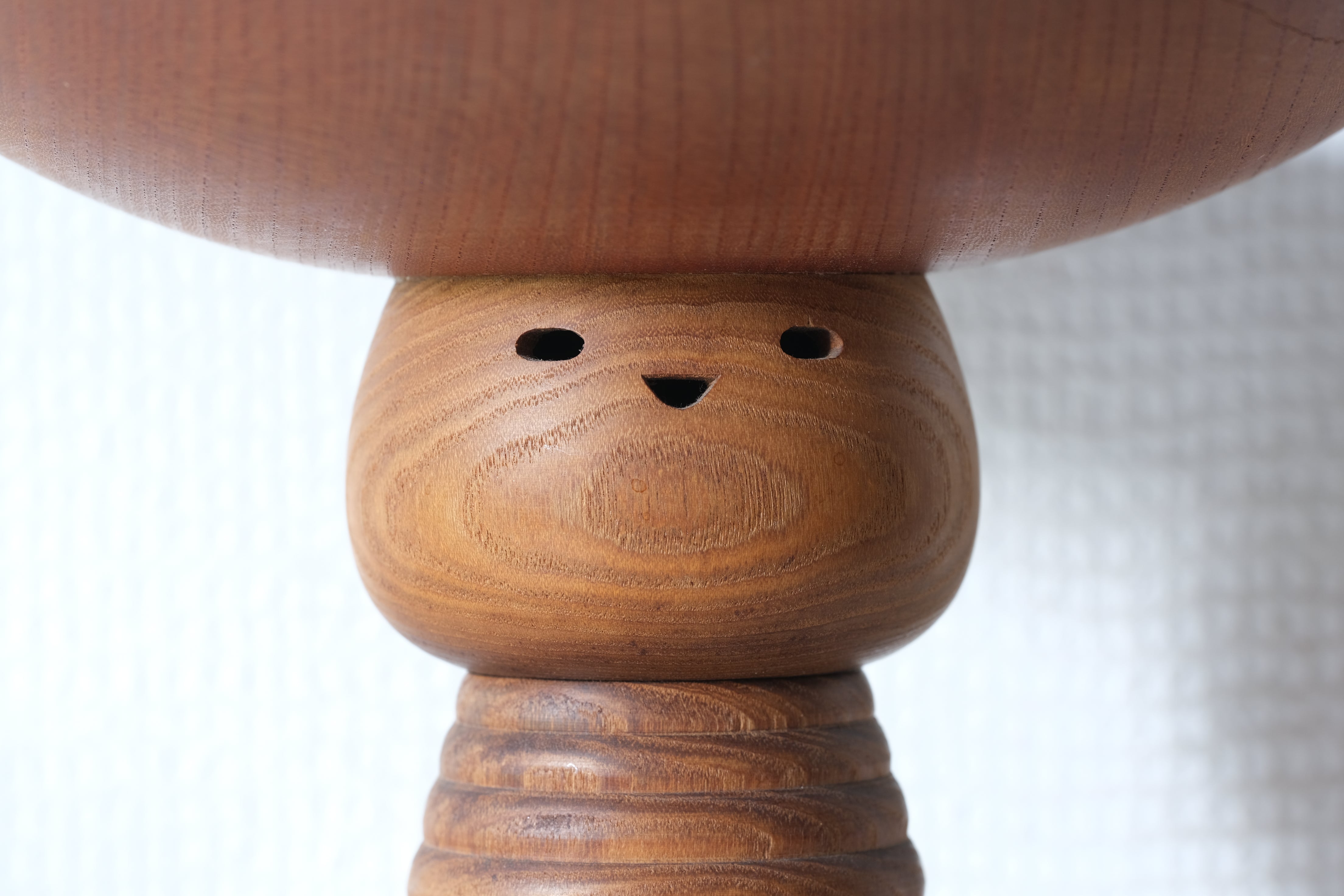 Exclusive Vintage Creative Kokeshi by Issetsu Kuribayashi  栗林 一雪 (1924-2011) | Basket | 15 cm