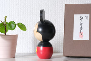 Mickey Kokeshi by Usaburo | 12 cm