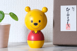 Winnie the Pooh Kokeshi by Usaburo | 'Pooh' | 10 cm