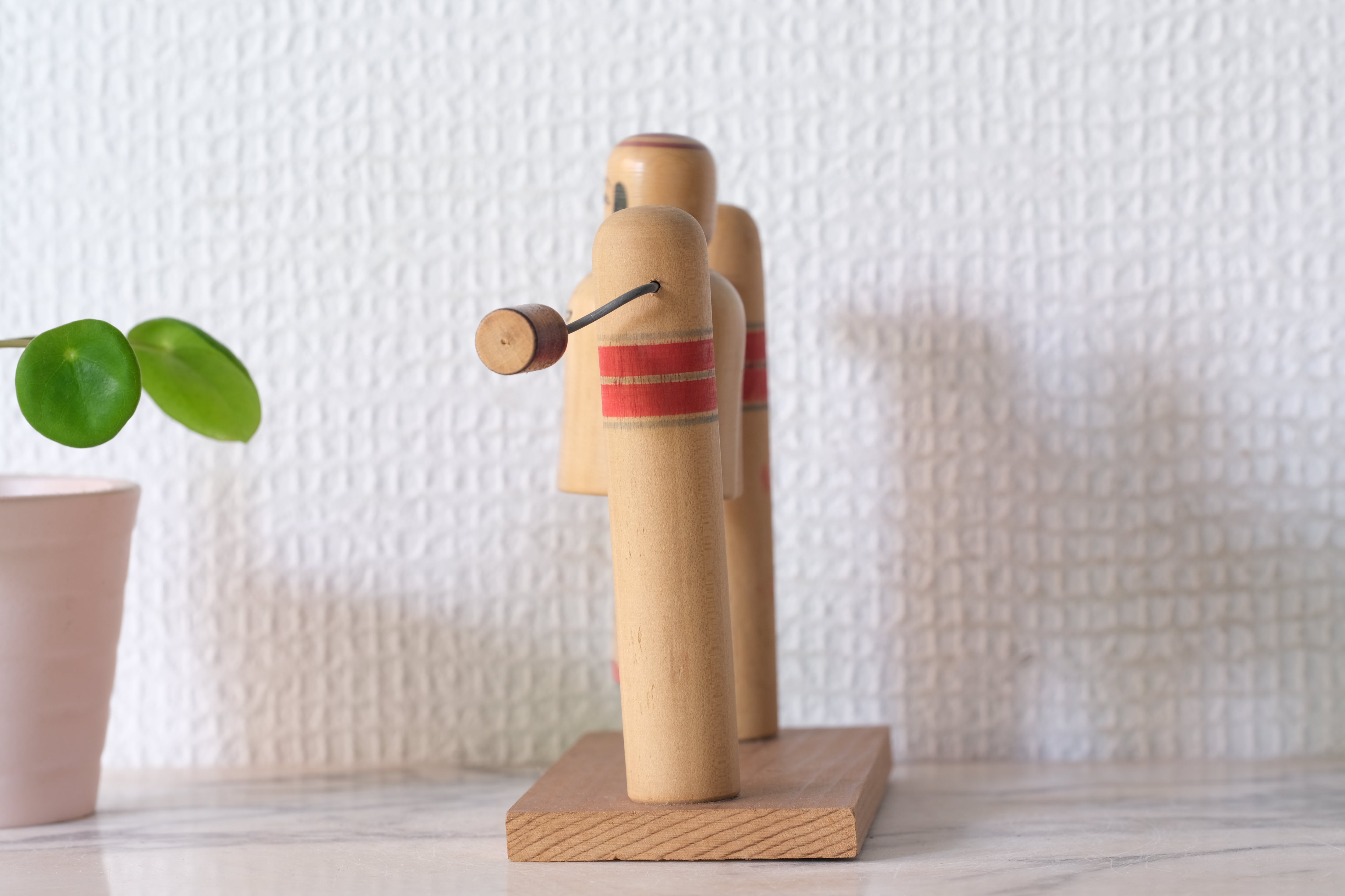 Rare Vintage Traditional Kokeshi Toy | Jump Rope | 12 cm