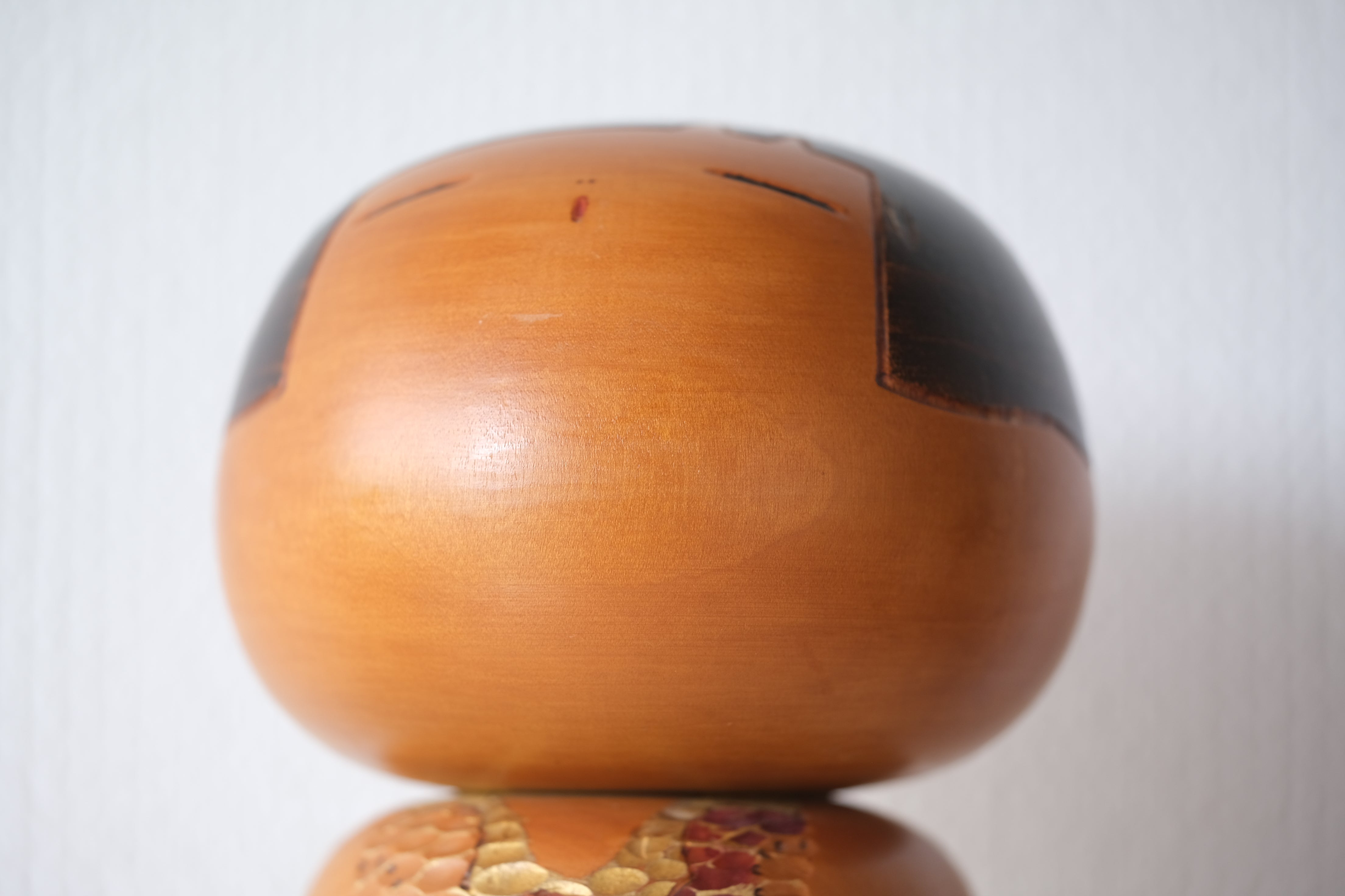 Rare Vintage Sosaku Kokeshi By Kato Tatsuo (1940-) | Dated: 1989 | 21,5 cm
