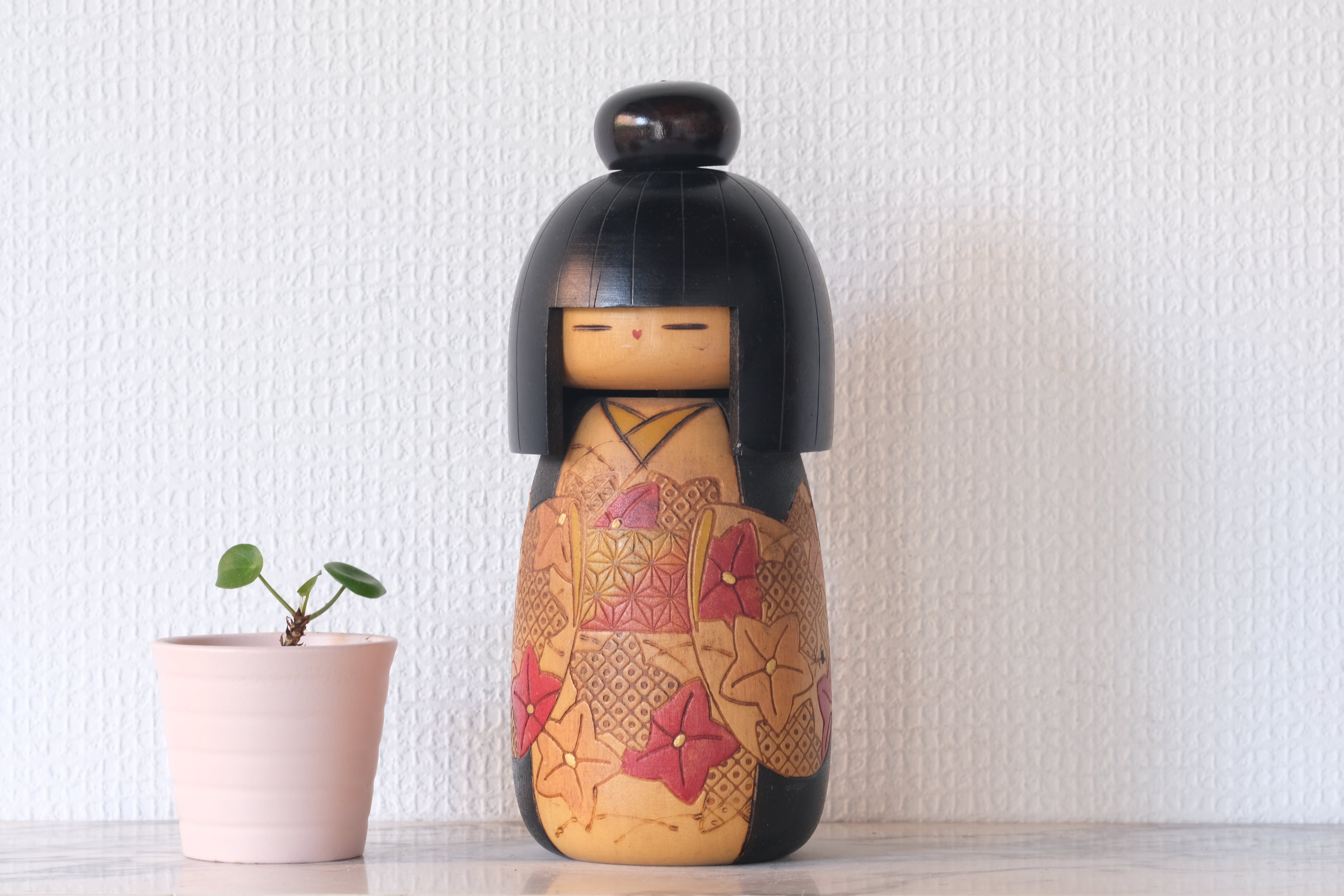 Rare Vintage Gumma Kokeshi By Kazuo Takamizawa 高見沢一夫 (1927-) | 21 cm