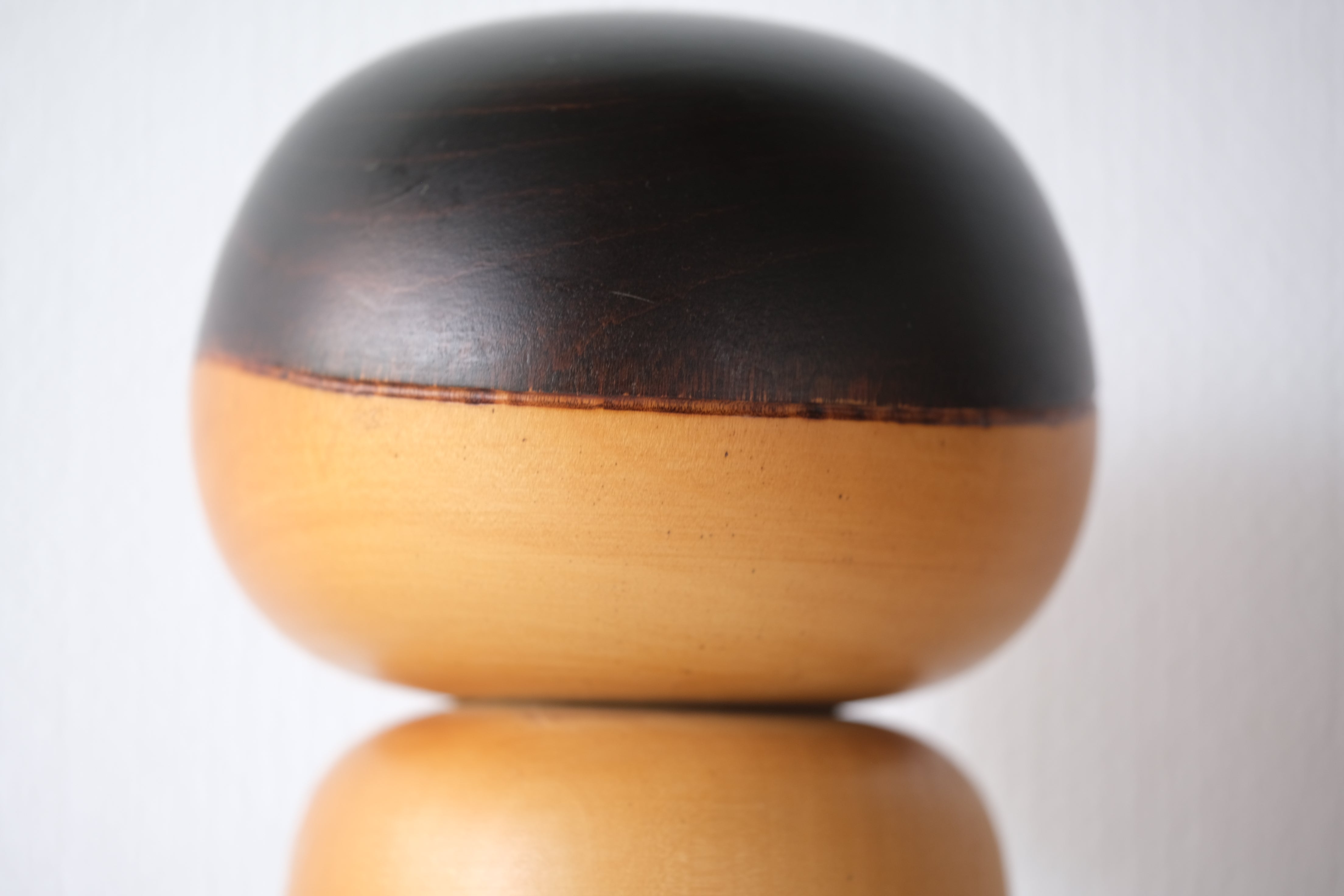 Rare Vintage Sosaku Kokeshi By Kato Tatsuo (1940-) | Dated: 1989 | 21,5 cm