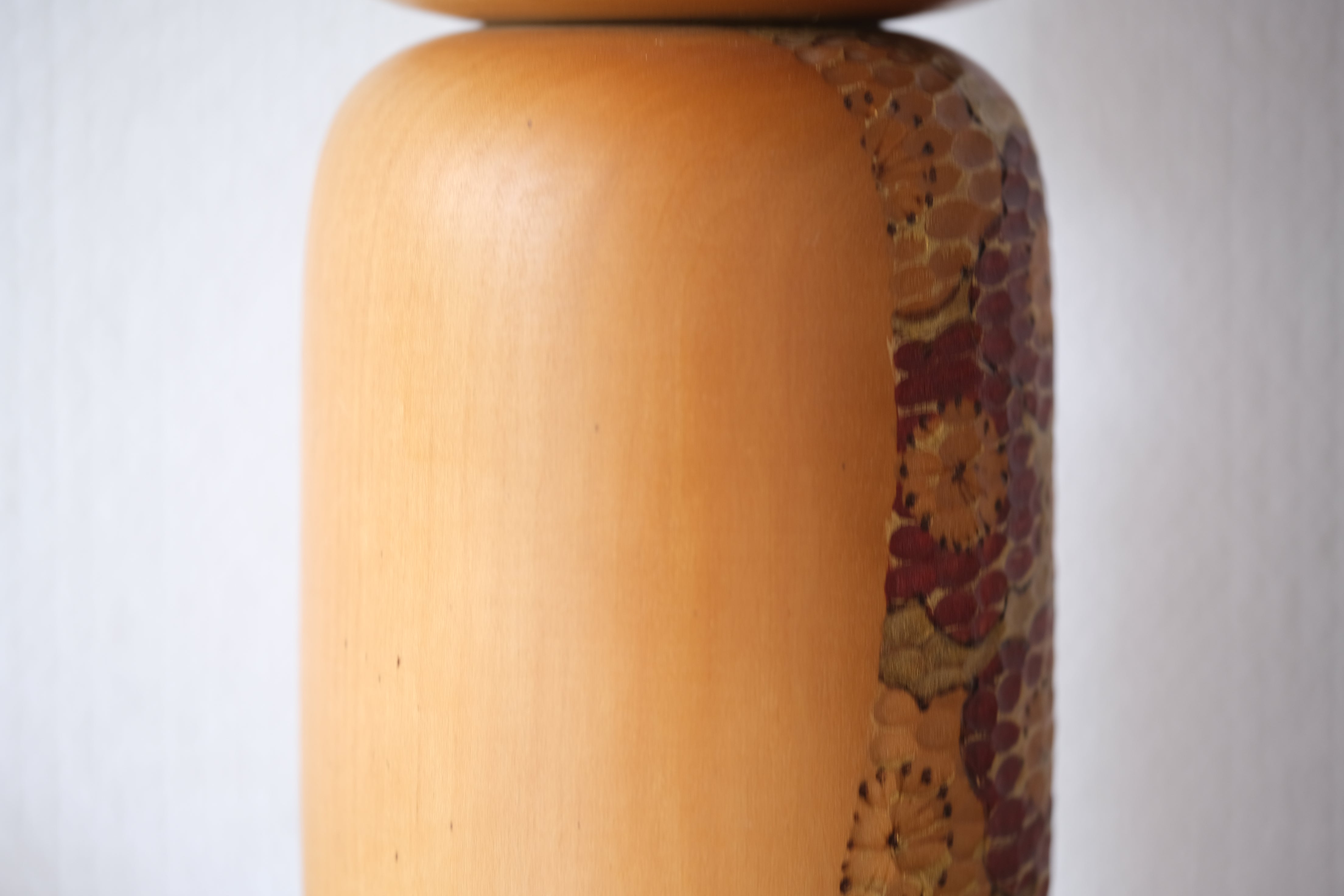 Rare Vintage Sosaku Kokeshi By Kato Tatsuo (1940-) | Dated: 1989 | 21,5 cm