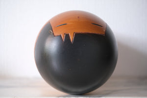 Rare Vintage Sosaku Kokeshi By Kato Tatsuo (1940-) | Dated: 1989 | 21,5 cm