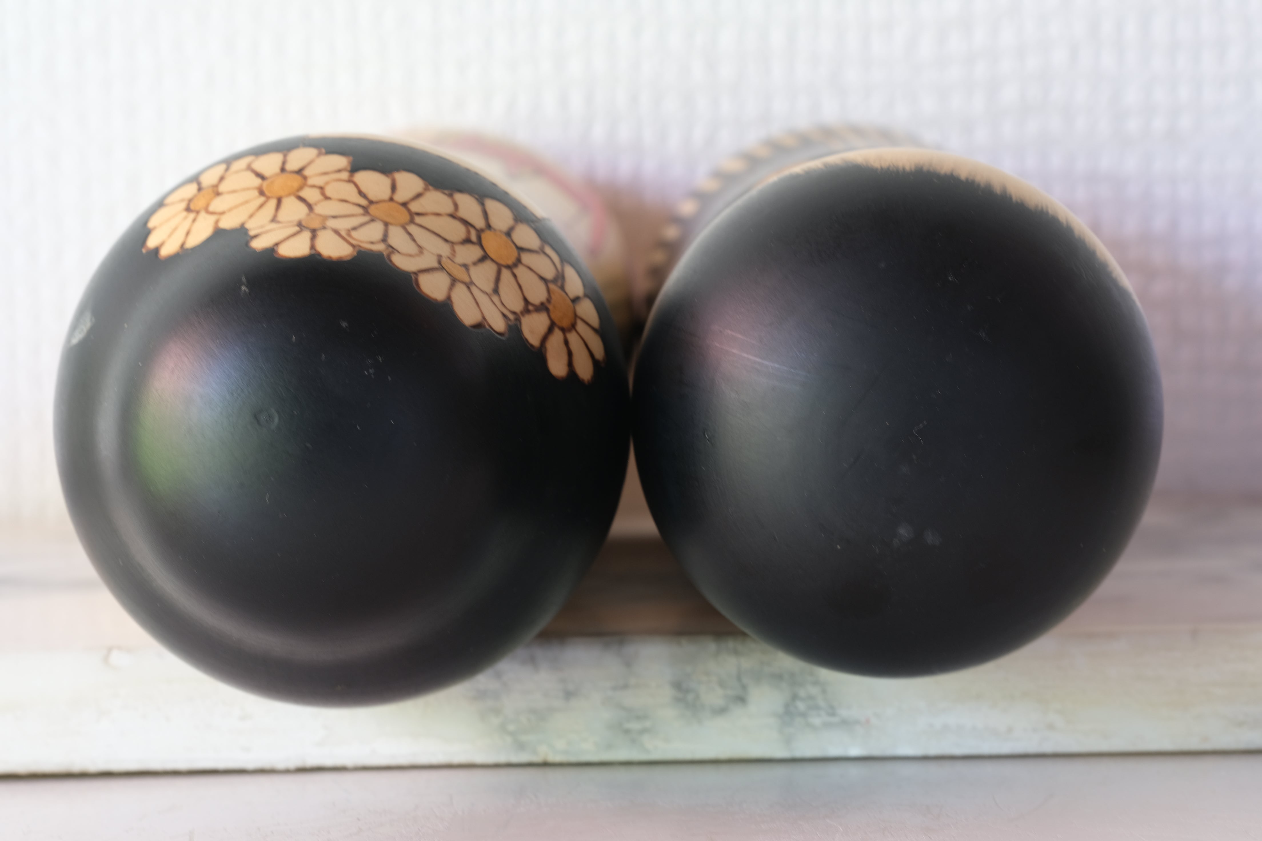 Exclusive Vintage Kokeshi by Sansaku Sekiguchi (1925-2018) |  Bride and Groom | 22 cm and 27 cm