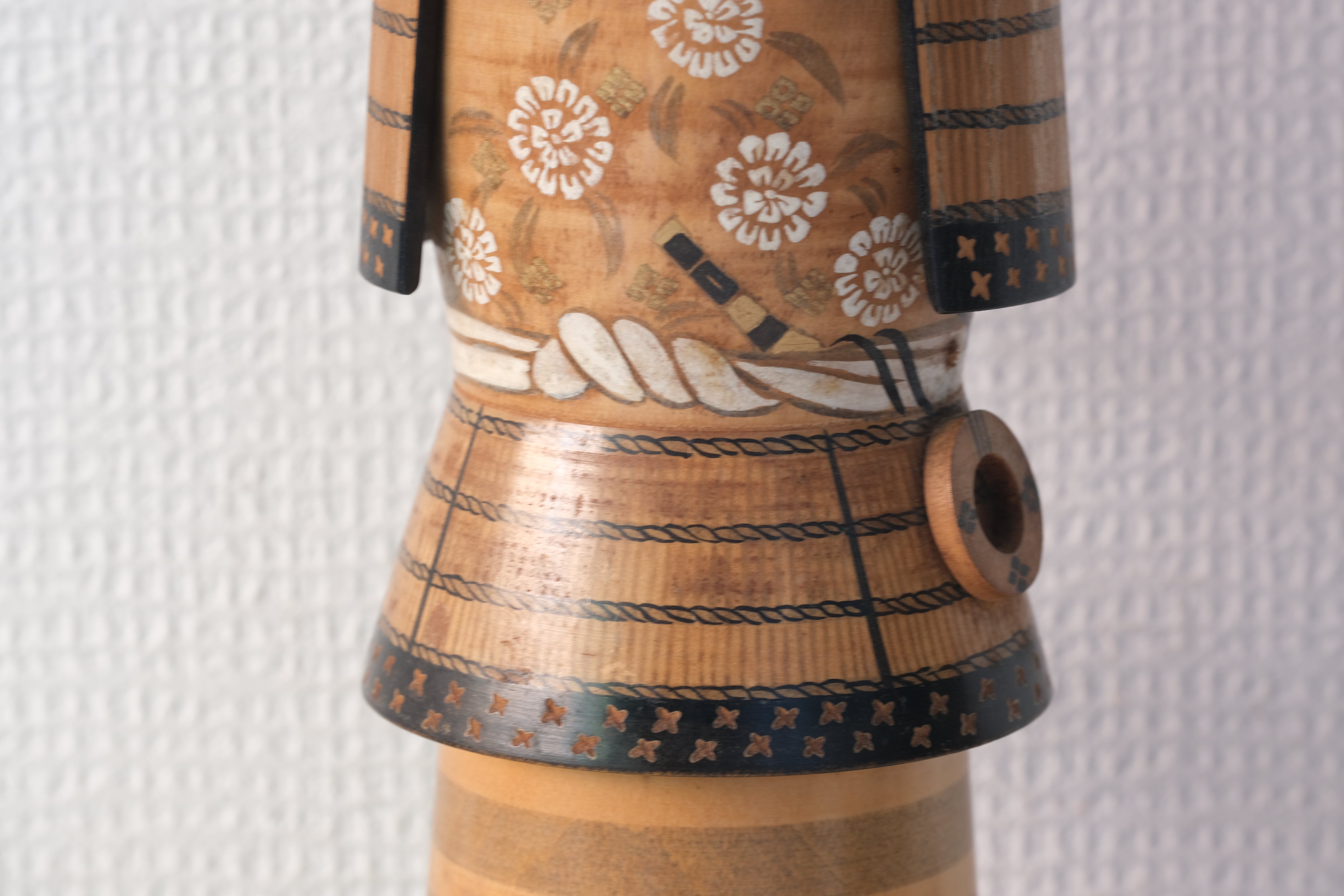 Exclusive Vintage Samurai Kokeshi by Sansaku Sekiguchi (1925-2018) | 32,5 cm