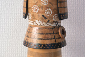 Exclusive Vintage Samurai Kokeshi by Sansaku Sekiguchi (1925-2018) | 32,5 cm