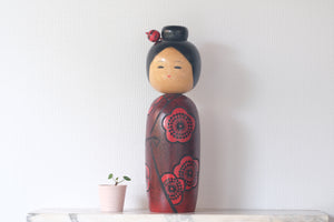 Vintage Creative Kokeshi By Sato Koson | 42,5 cm