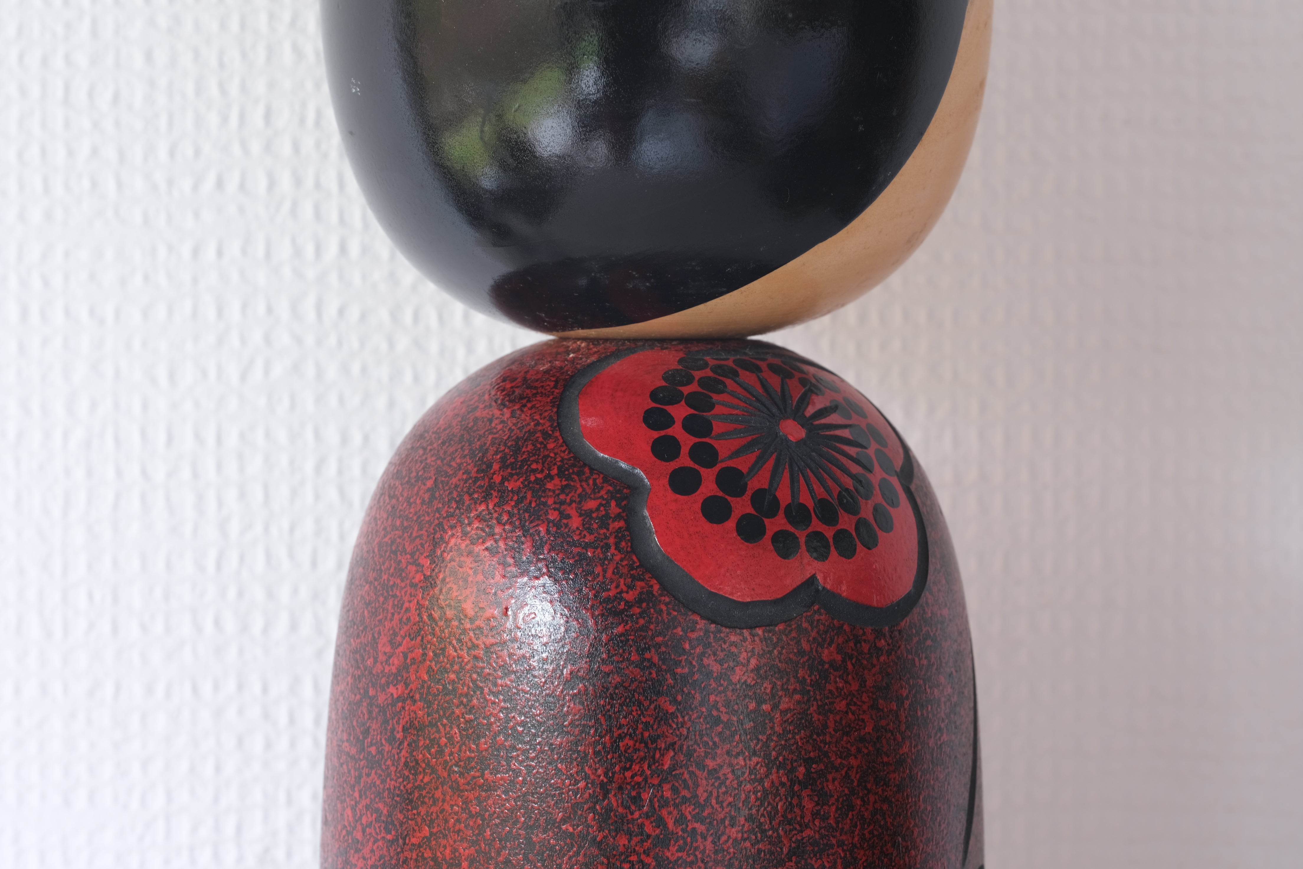 Vintage Creative Kokeshi By Sato Koson | 42,5 cm