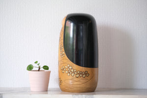 Exclusive Vintage Sosaku Kokeshi by Yoshida Takashi (1948 - ) | 22,5 cm