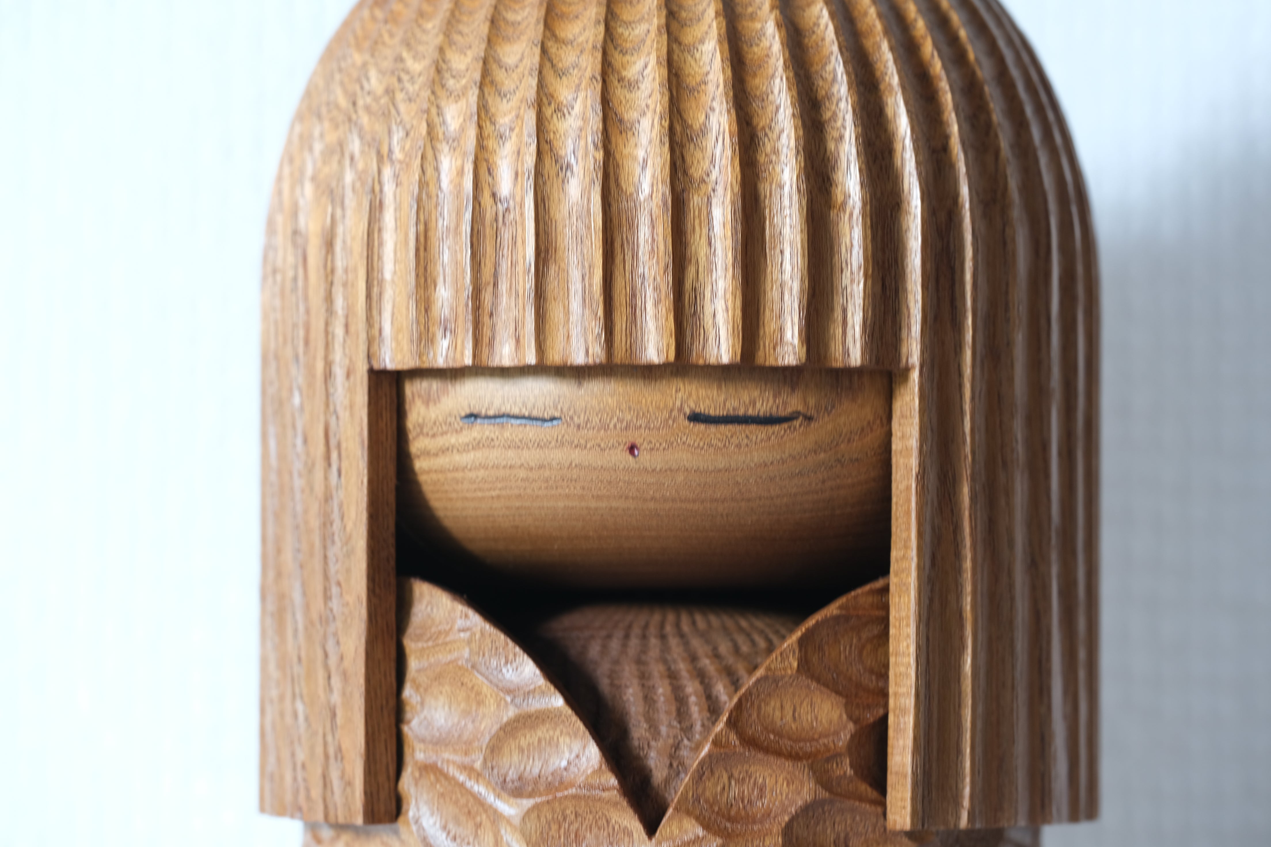 Exclusive Vintage Creative Kokeshi by Shozan Shido 志形尚山 (1932-1995) | Titled: わらべ - Warabe - Boy | With Original Box | 25 cm
