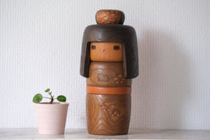 Exclusive Vintage Creative Kokeshi By Sanpei Yamanaka (1926-2012) | 24 cm