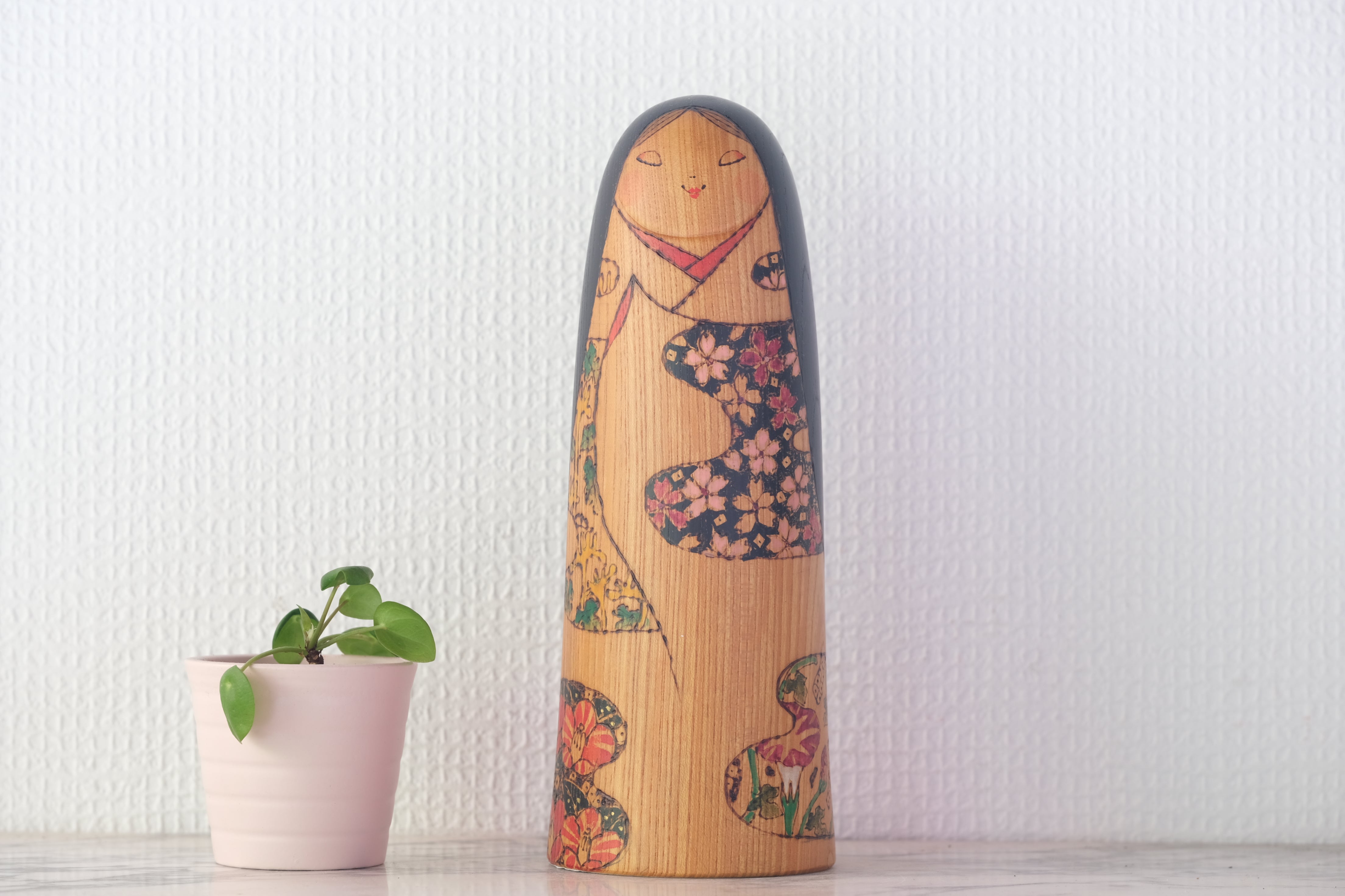 Exclusive Vintage Sosaku Kokeshi By Kato Tatsuo (1940-) | 22 cm