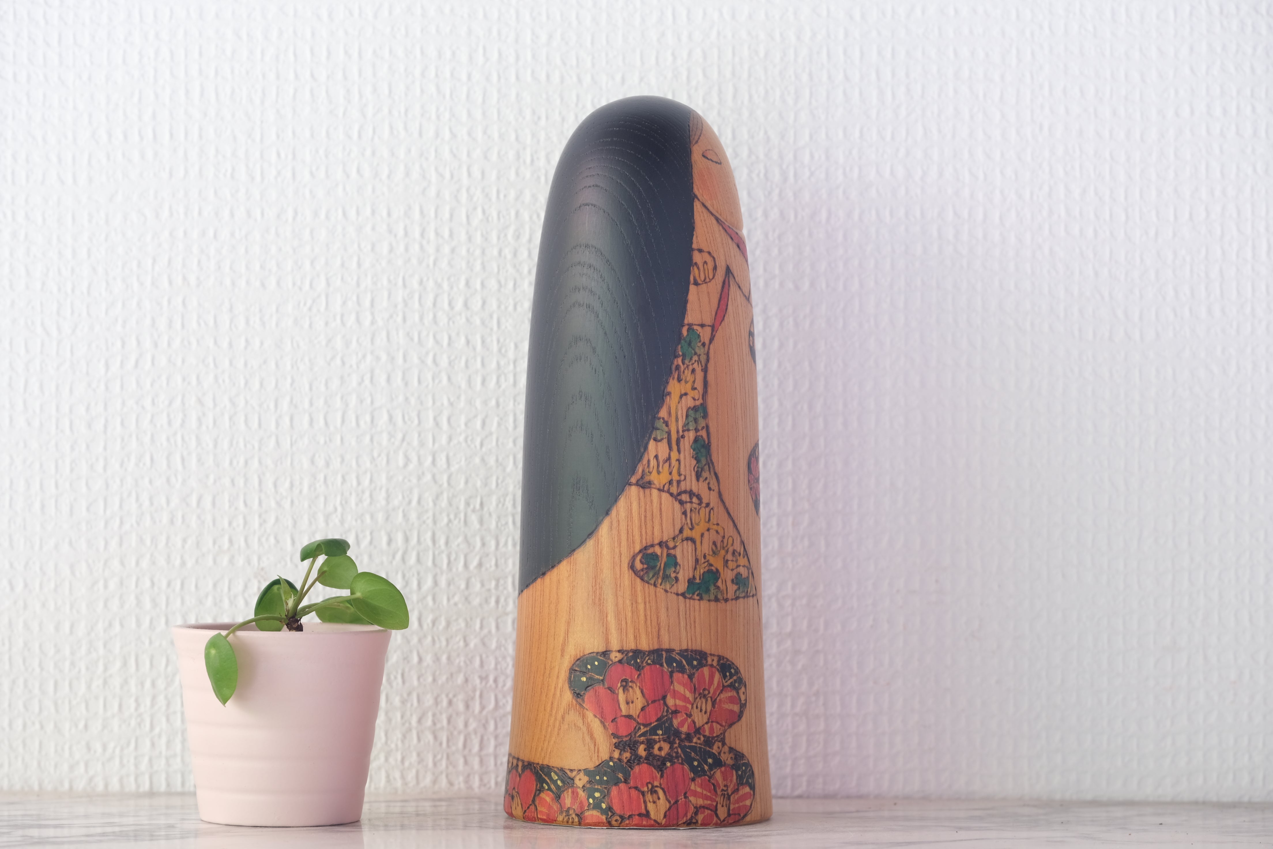 Exclusive Vintage Sosaku Kokeshi By Kato Tatsuo (1940-) | 22 cm