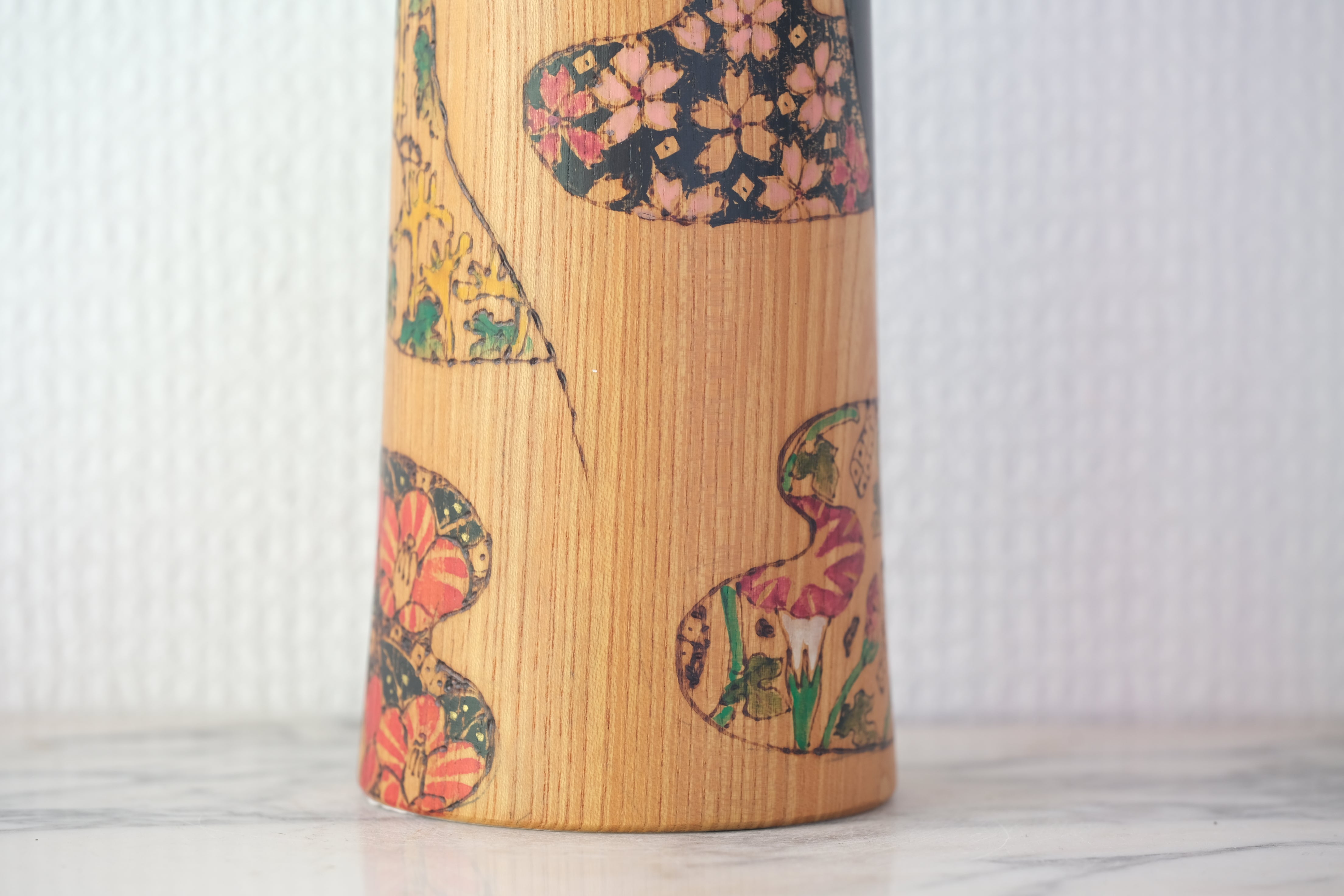 Exclusive Vintage Sosaku Kokeshi By Kato Tatsuo (1940-) | 22 cm