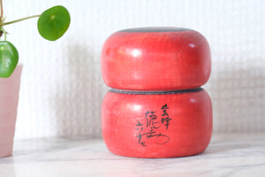 Rare Stacked Vintage Daruma Tower | 8 cm
