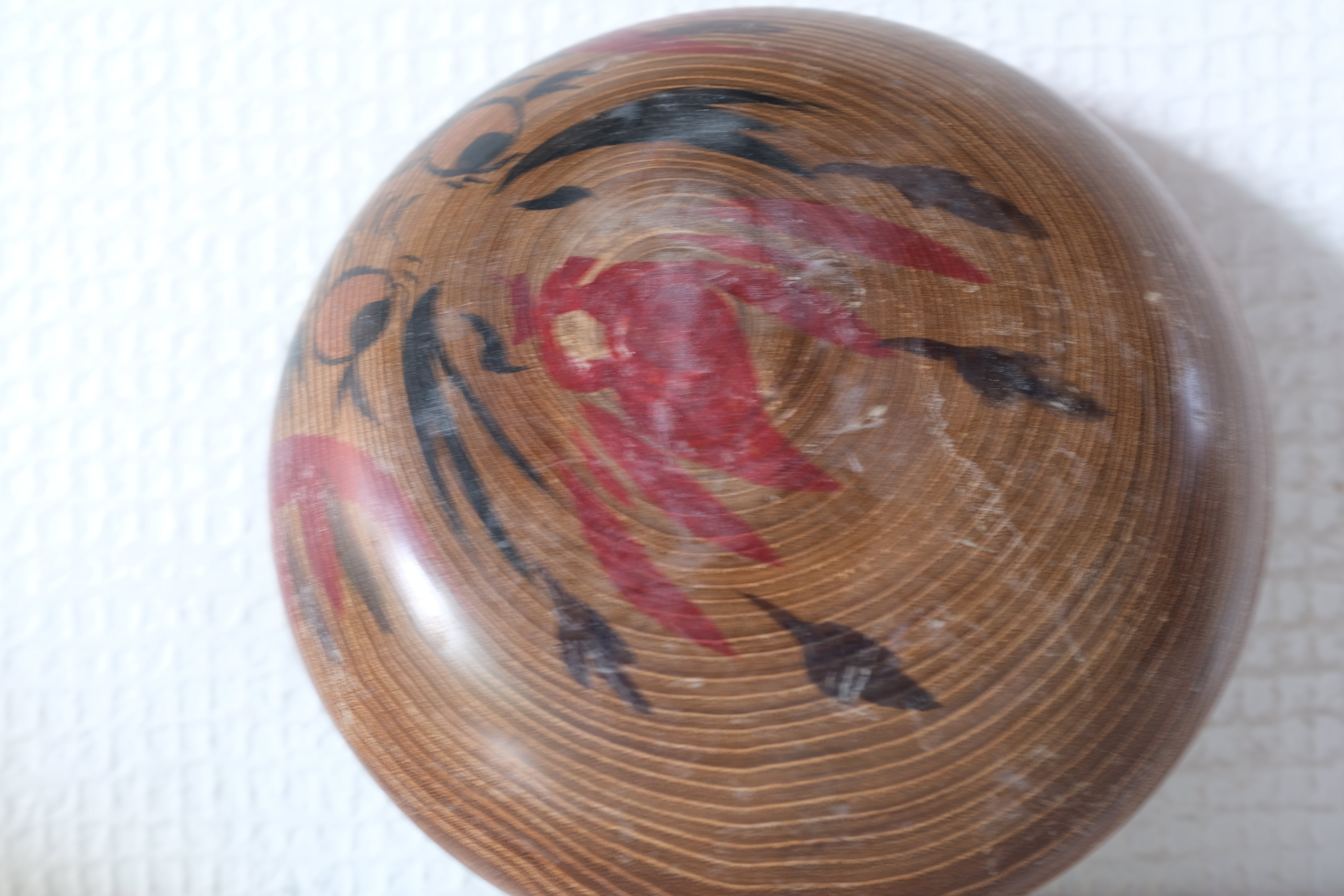 Rare Flat Vintage Daruma | 4 cm