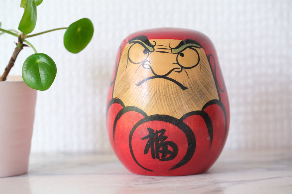 Vintage Daruma | 8,5 cm