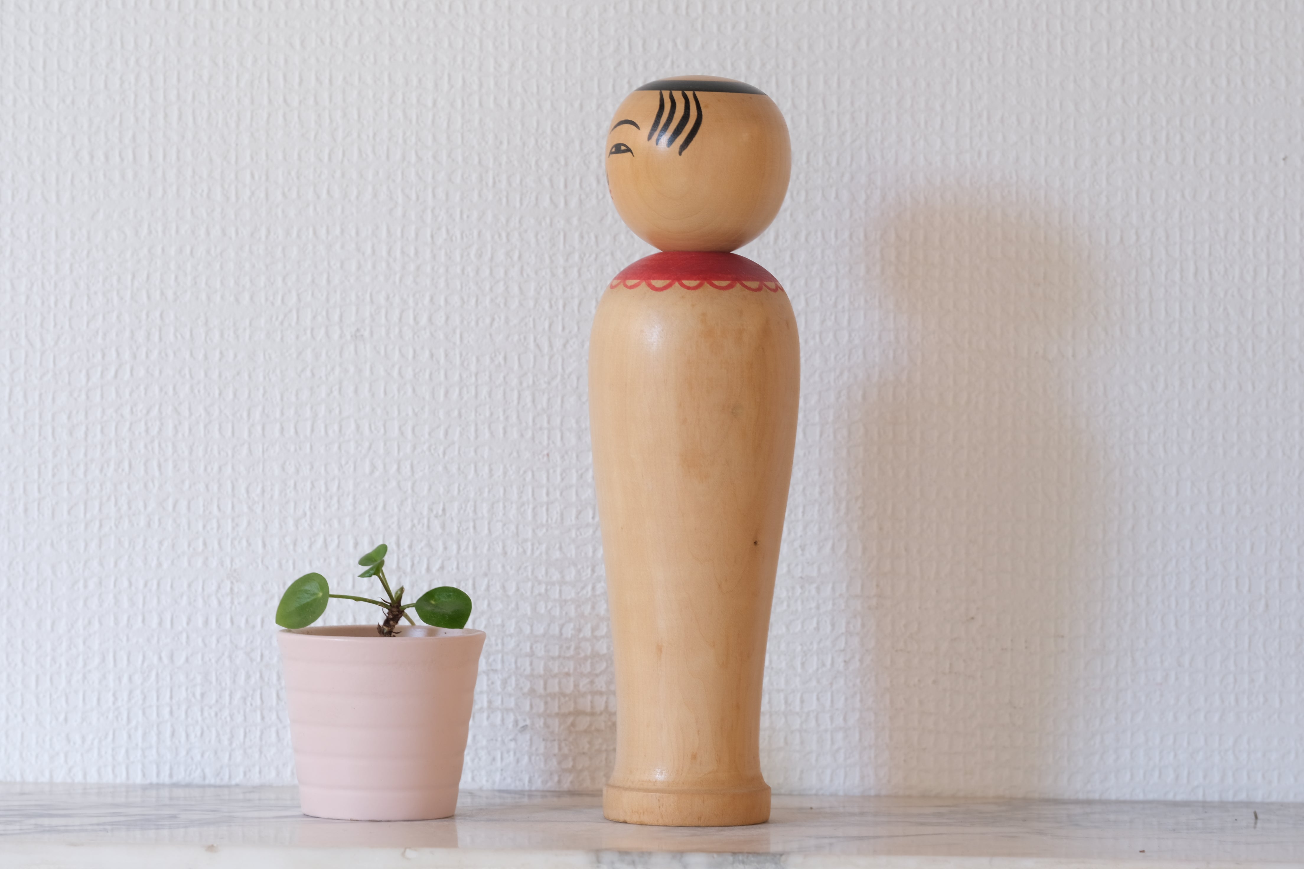 Vintage Traditional Kokeshi by Takao Sakashita (1944 - 2014) | 24 cm