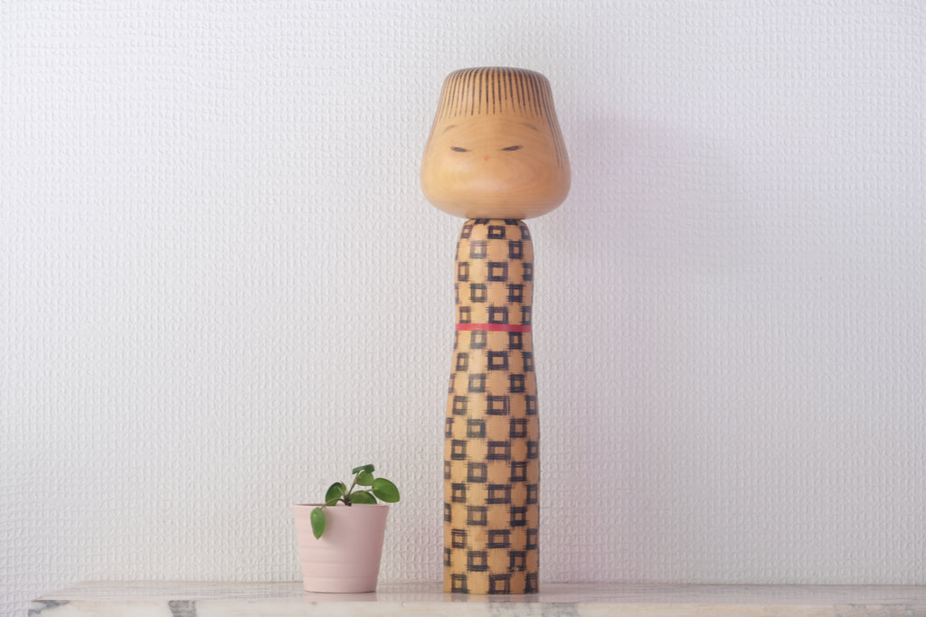 Rare Vintage Creative Kokeshi By Watanabe Masao (1917-2007) | 36 cm